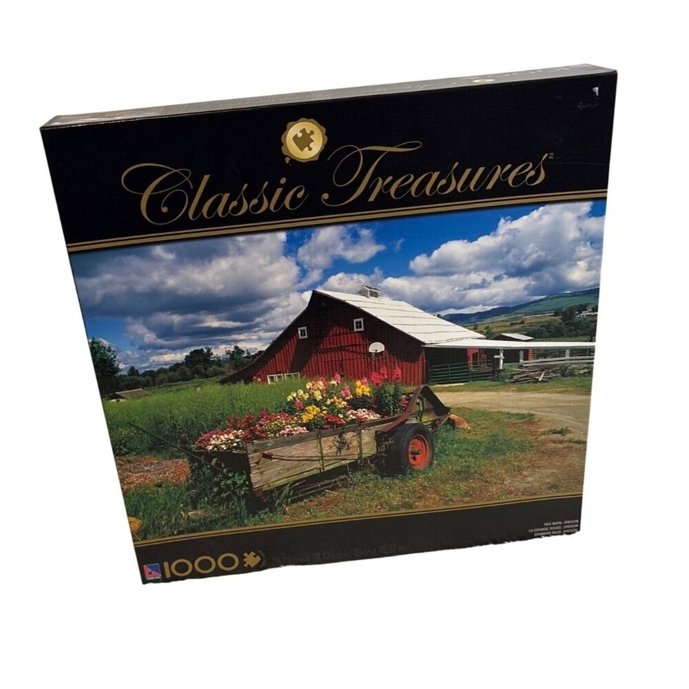 1000-Piece Jigsaw Puzzle Barn Scene Classic Treasures